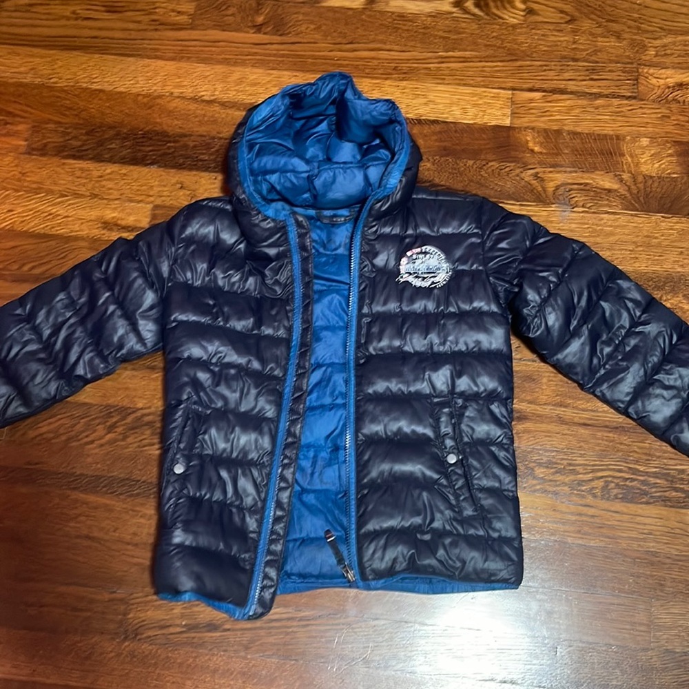 Blue napapijri jacket